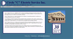 Desktop Screenshot of circlecelectric.com